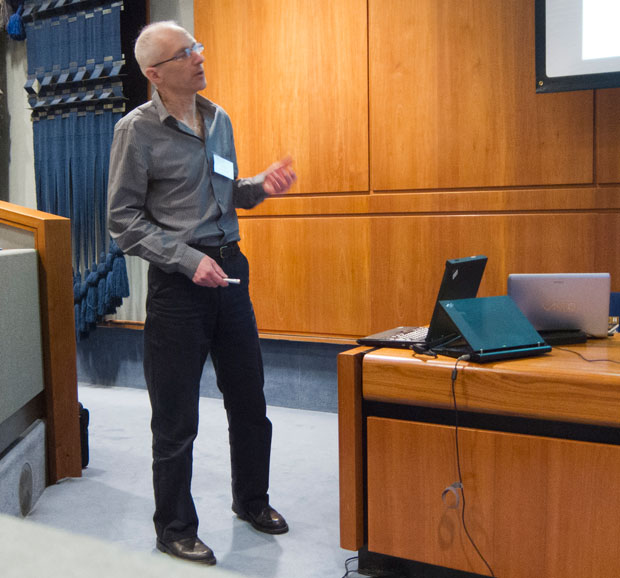  David Turton (Glasgow University) gave a talk on room-temperature ionic liquids. UCP 2011